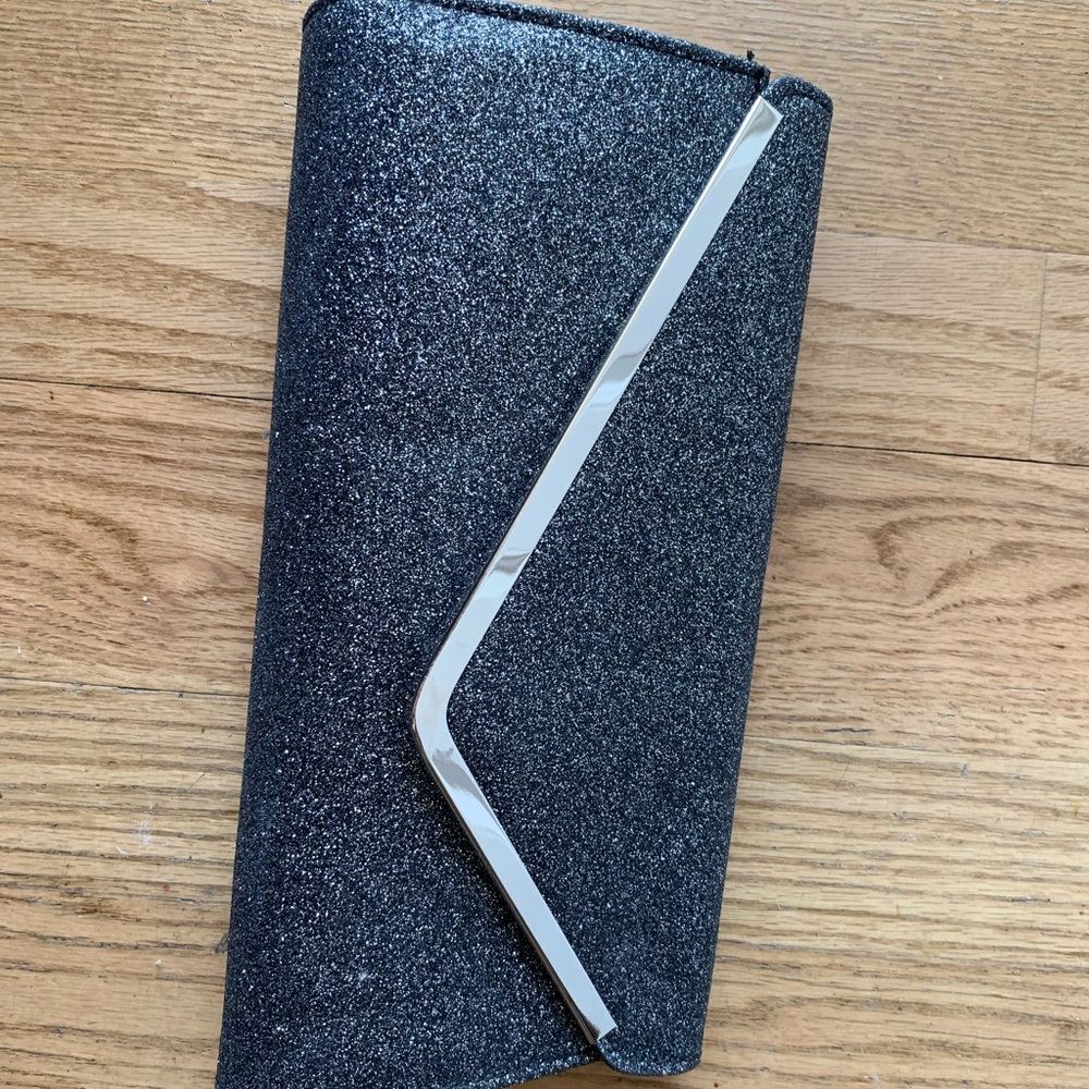 Black Sparkle clutch from Payless shoes